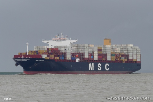 vessel Msc Yashi B IMO: 9778090, Container Ship
