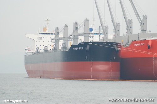 vessel First Sky IMO: 9782247, Bulk Carrier
