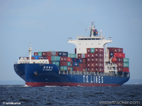 vessel Ts Bangkok IMO: 9784233, Container Ship
