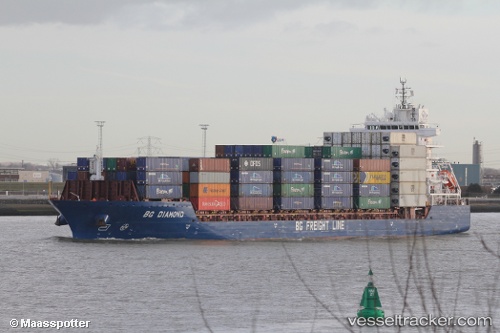 vessel Bg Diamond IMO: 9803675, Container Ship
