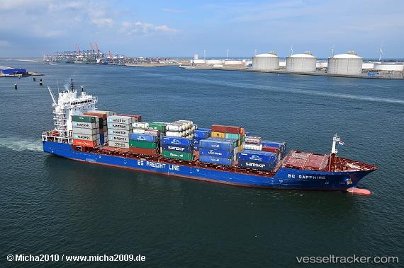vessel Bg Sapphire IMO: 9803699, Container Ship
