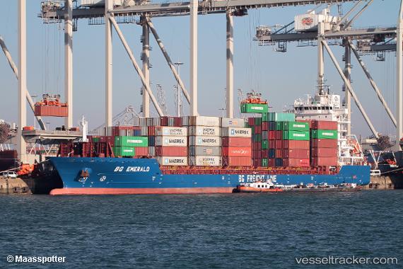 vessel Bg Emerald IMO: 9803704, Container Ship
